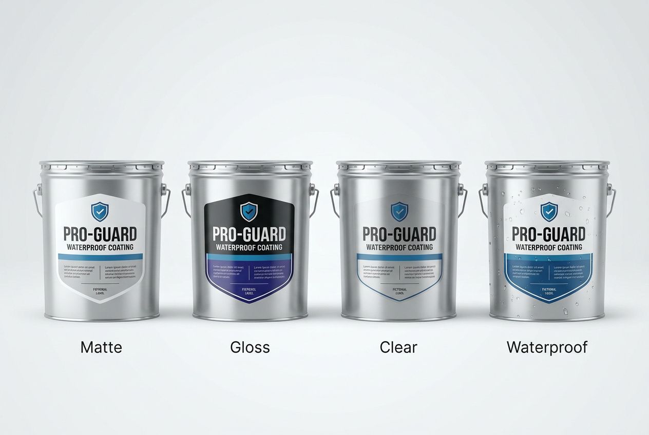 Waterproofing Coating Die-Cut Labels