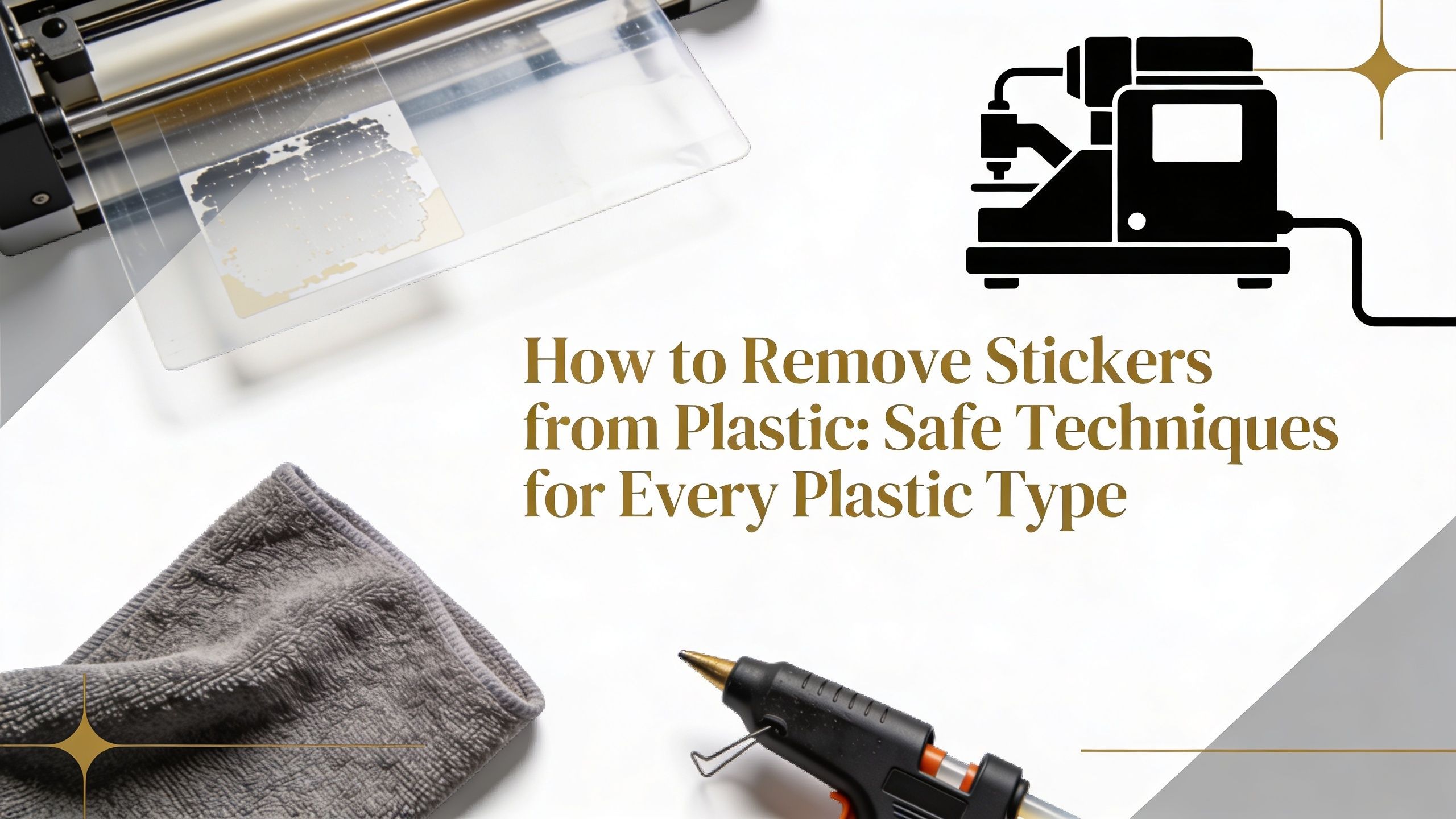 how to remove stickers from plastic; how to remove labels from plastic; how do you get a sticker off of plastic; how to get stickers off plastic; how do you remove sticker glue from plastic