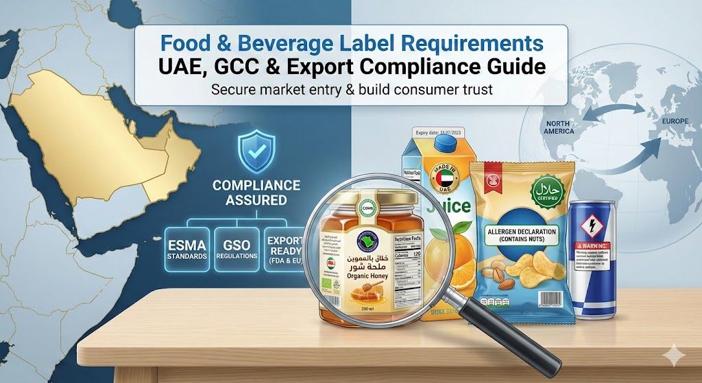 UAE Food Labeling Requirements: Import, Halal, & GCC Compliance