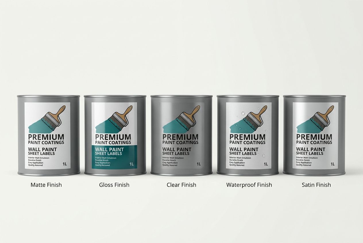 Wall Paint Sheet Labels