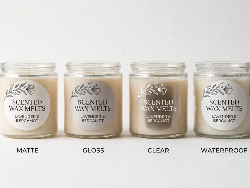 Wax Melt Die-Cut Labels