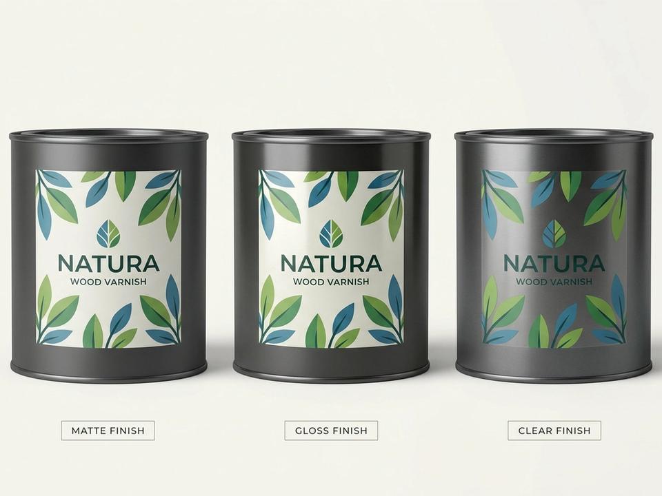 Varnish Roll Labels