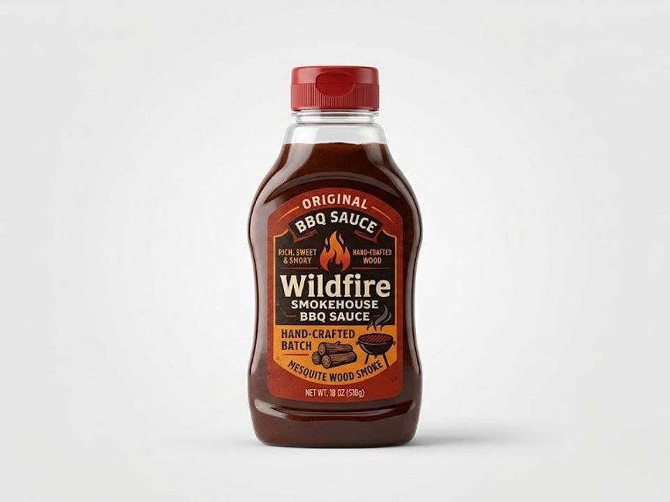 BBQ sauce label