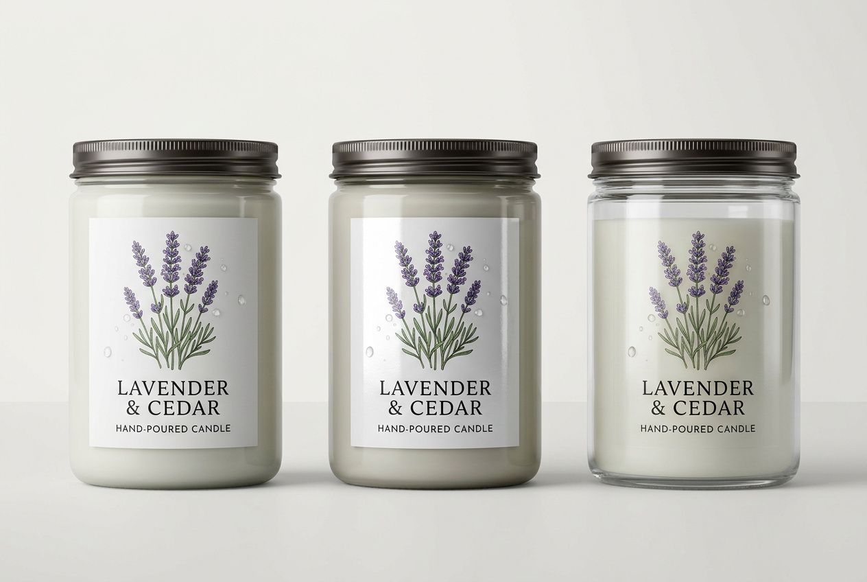 Vertical Candle Sheet Labels