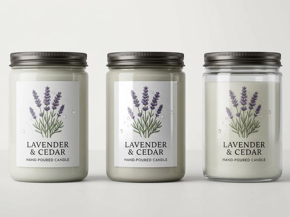 Vertical Candle Sheet Labels