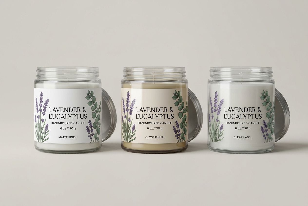 Wrap-Around Candle Wrap-Around Labels