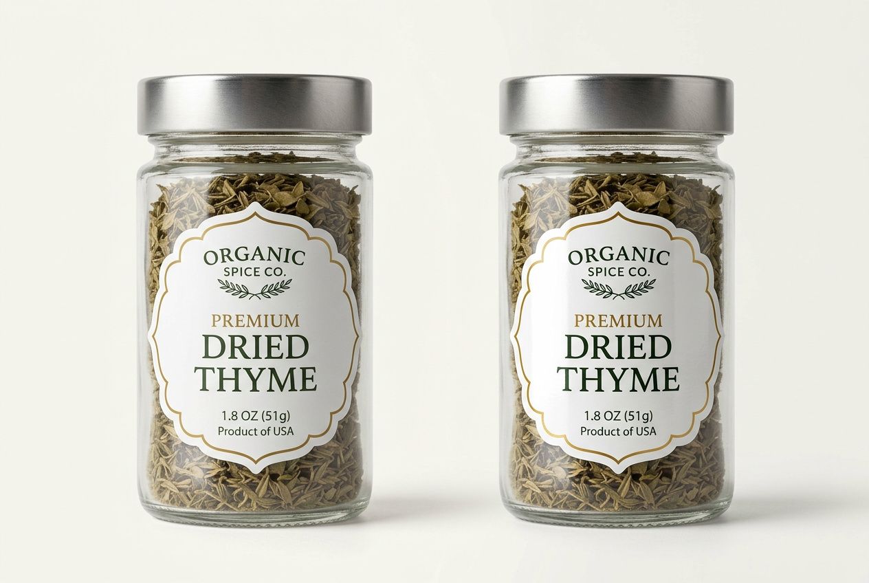 Spice Jar Die-Cut Labels