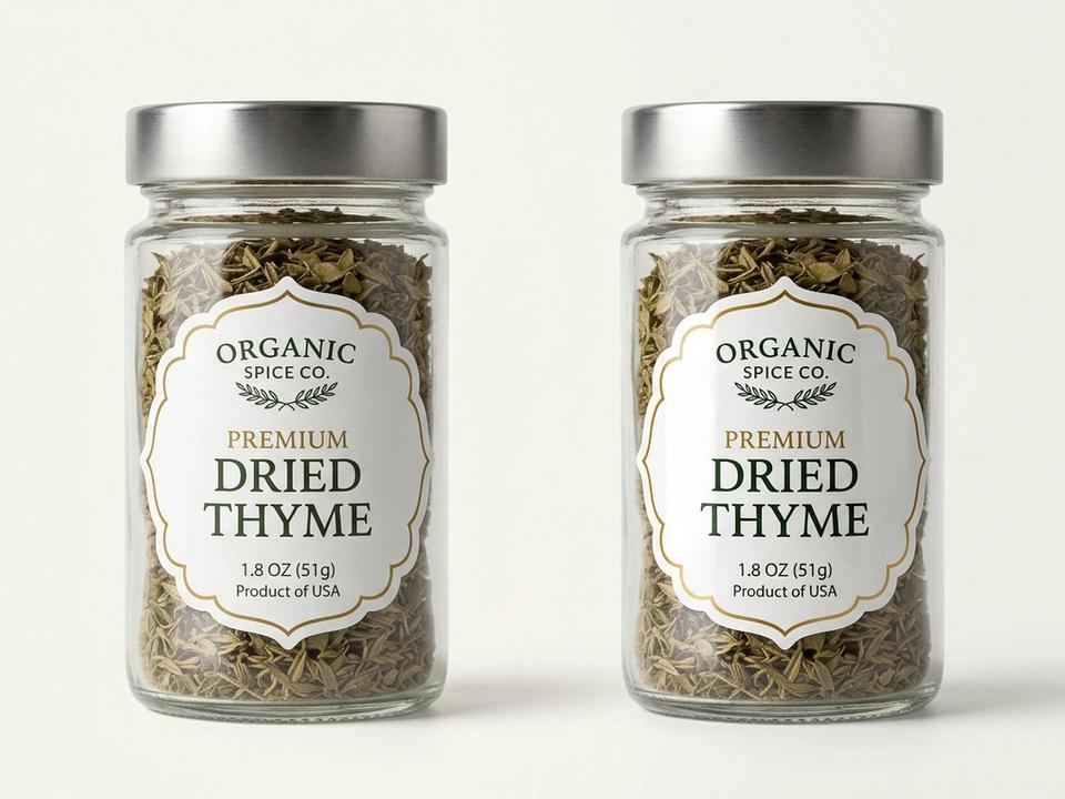 Spice Jar Die-Cut Labels