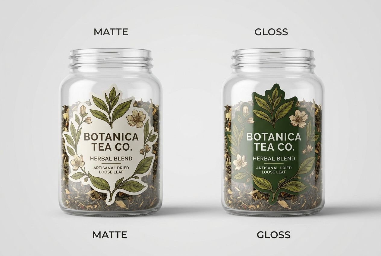 Tea Die-Cut Labels