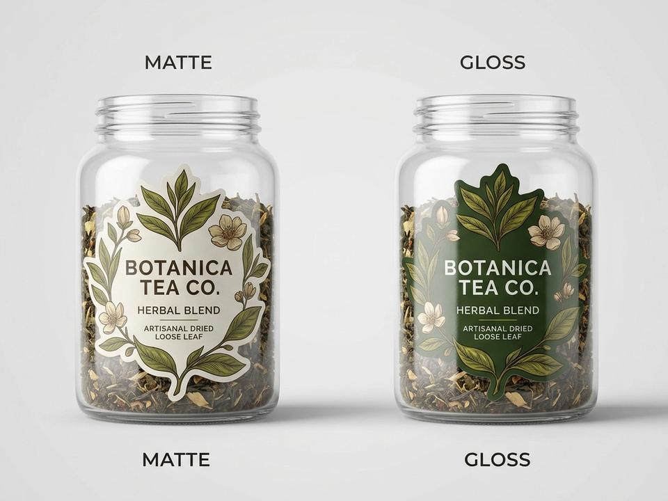 Tea Die-Cut Labels