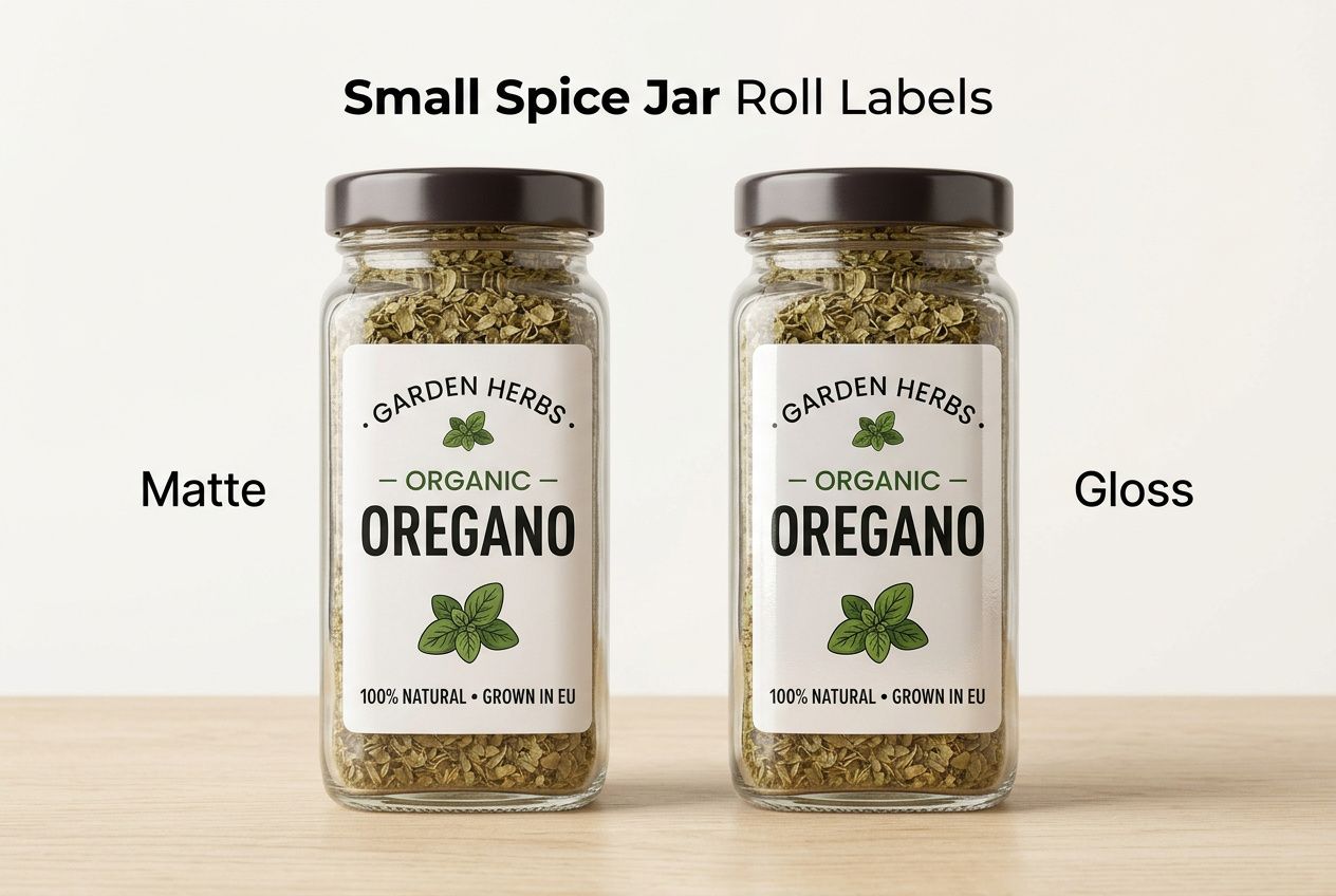 Small Spice Jar Roll Labels