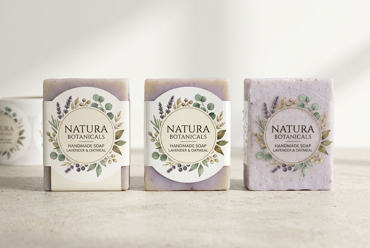 Soap Bar Roll Labels
