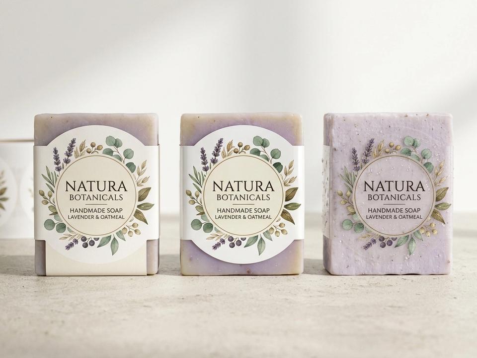 Soap Bar Roll Labels