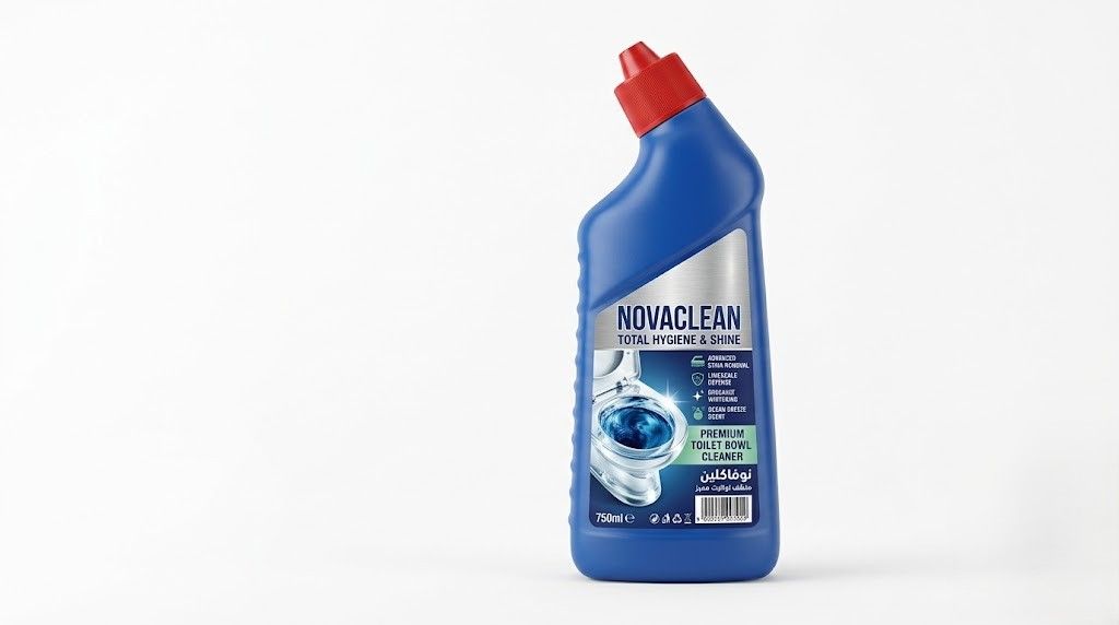 Toilet bowl cleaner label