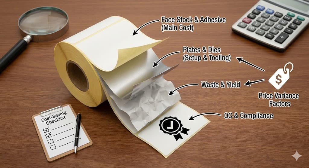 Custom Labels: Understanding Label Cost & Pricing for Manufacturing