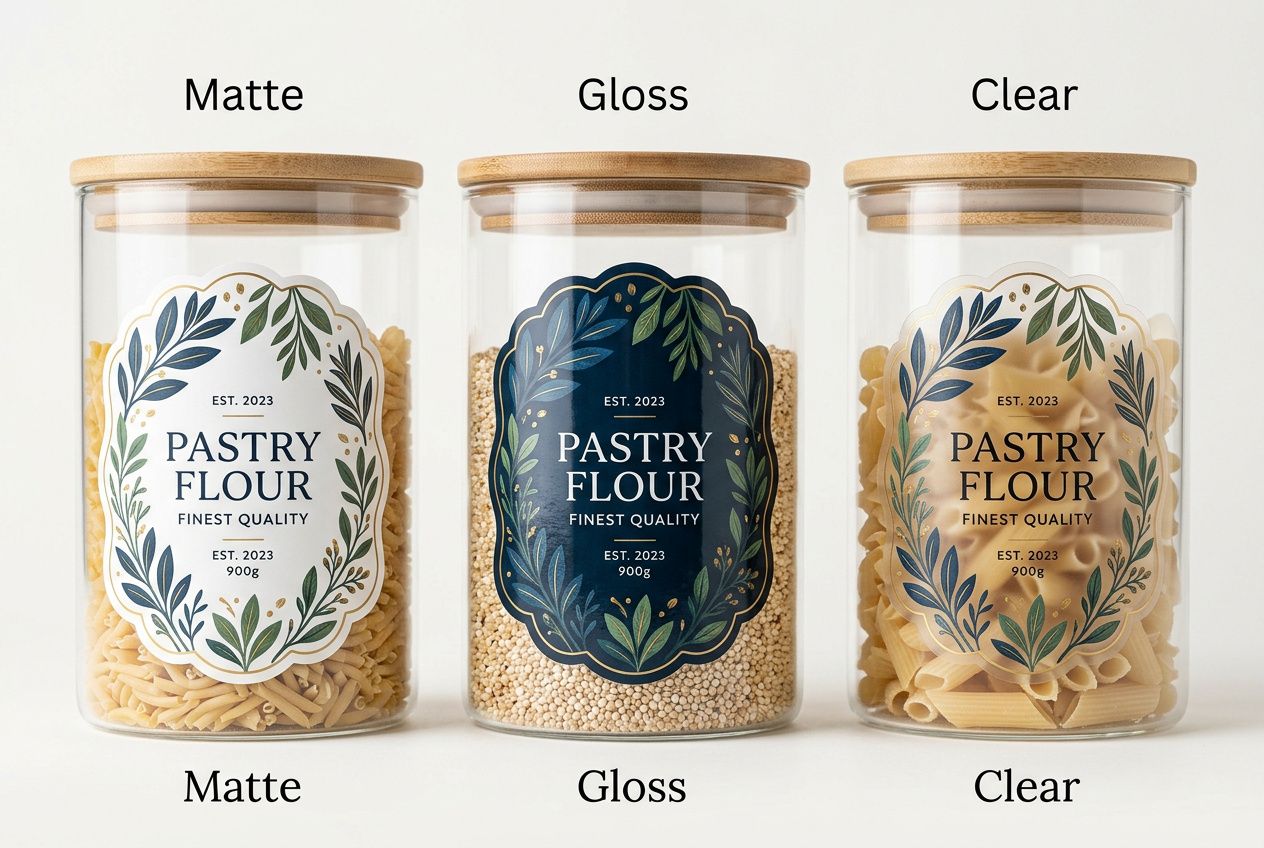 Storage Container Die-Cut Labels