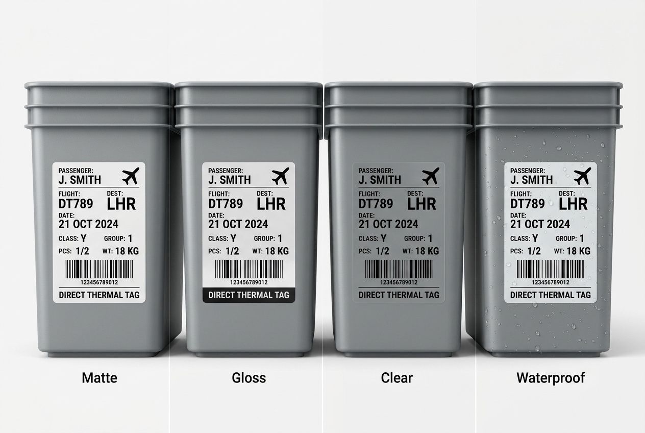 Transit Baggage Direct Thermal Tags