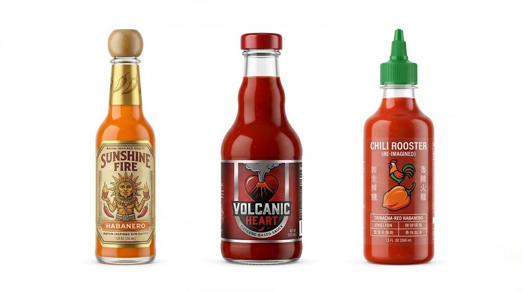 Hot sauce label