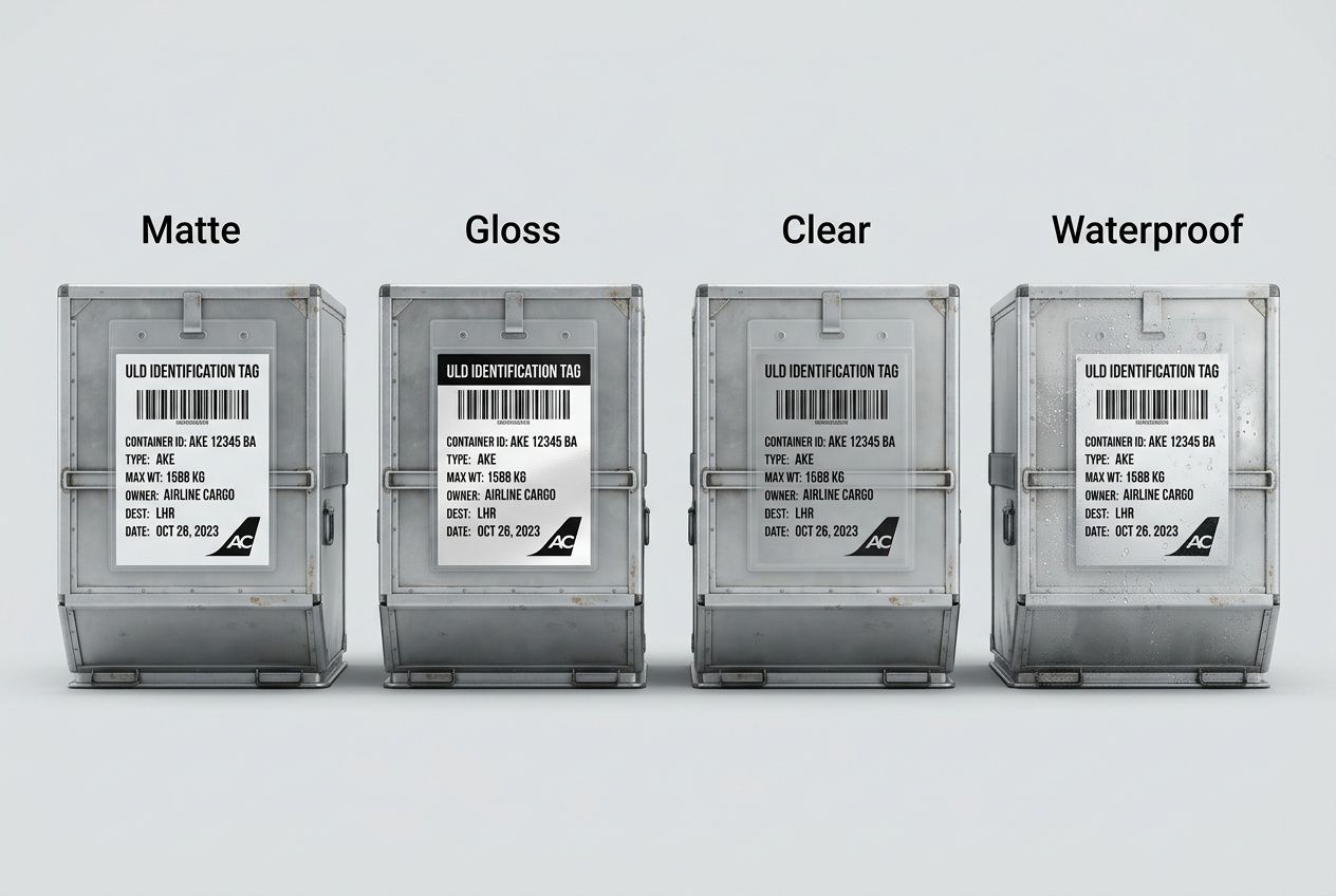 ULD Identification Thermal Transfer Labels