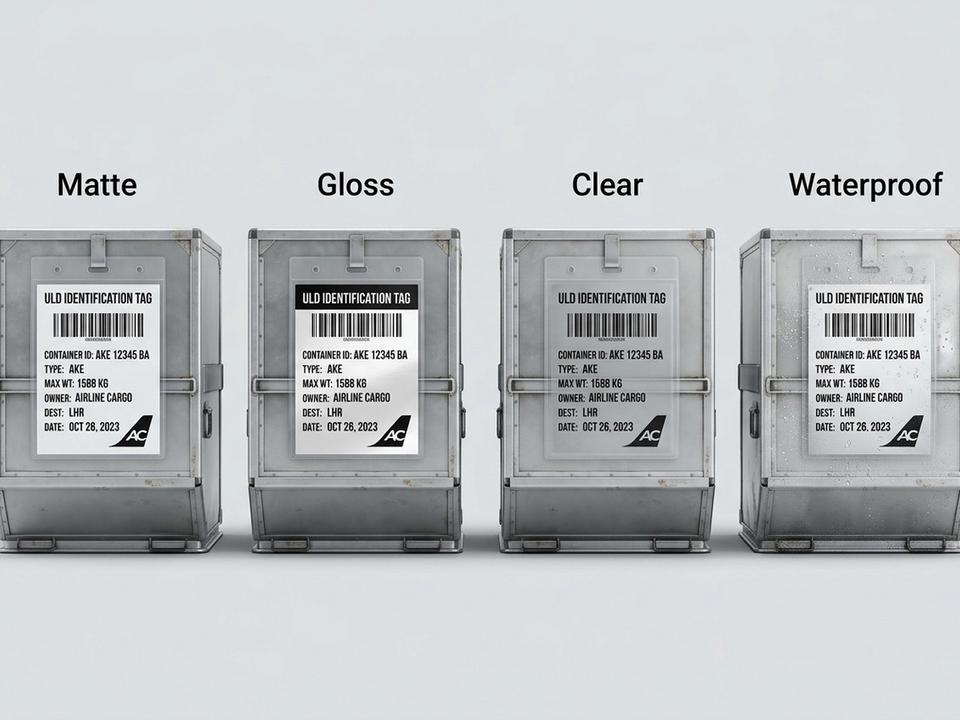 ULD Identification Thermal Transfer Labels