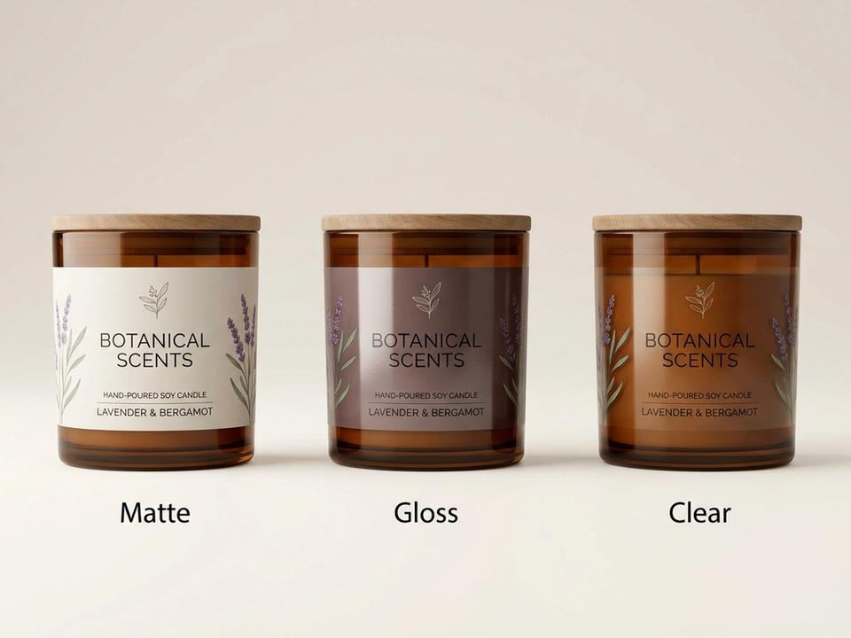 Wrap-Around Candle Roll Labels
