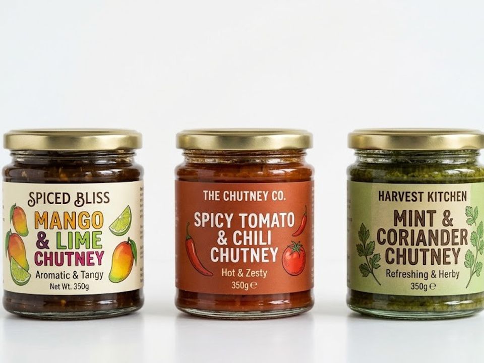 Chutney jar label