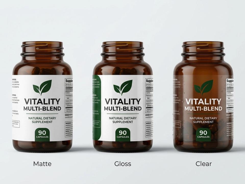 Supplement Die-Cut Labels