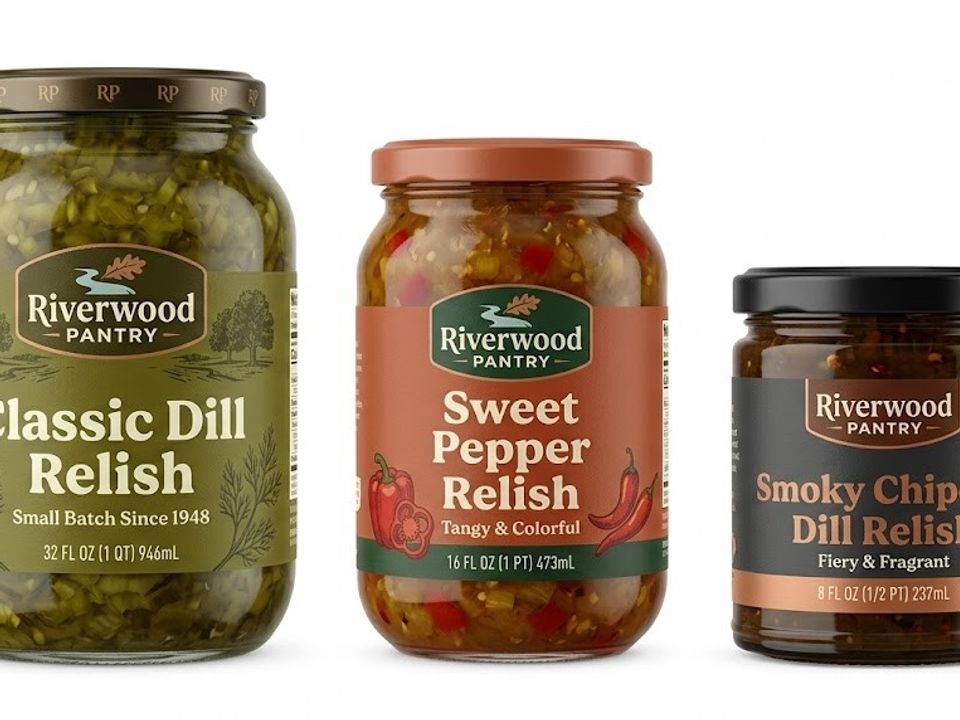 Relish jar label