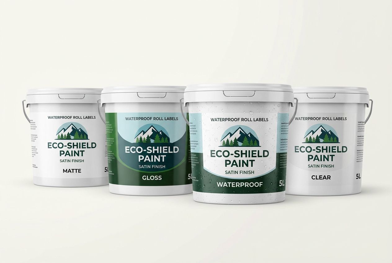 Waterproof Paint Roll Labels