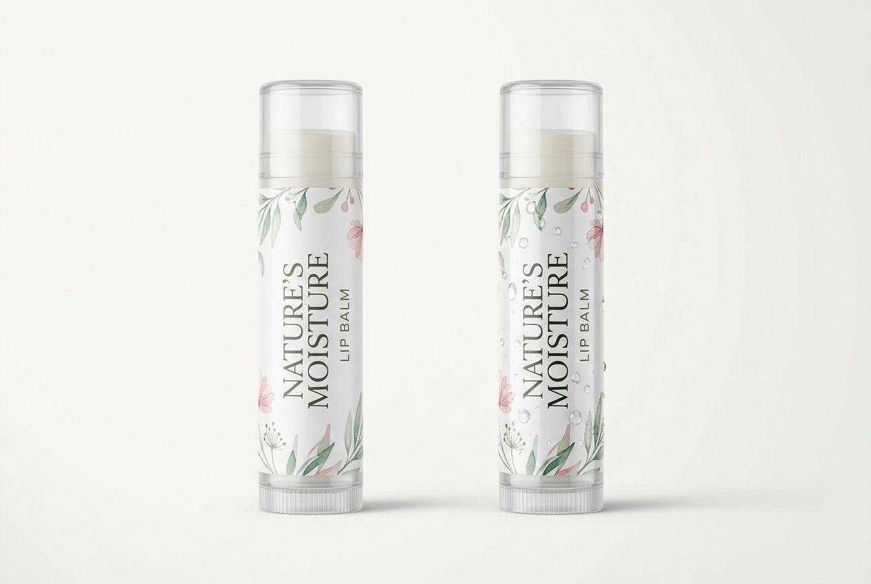 Waterproof Lip Balm Sheet Labels