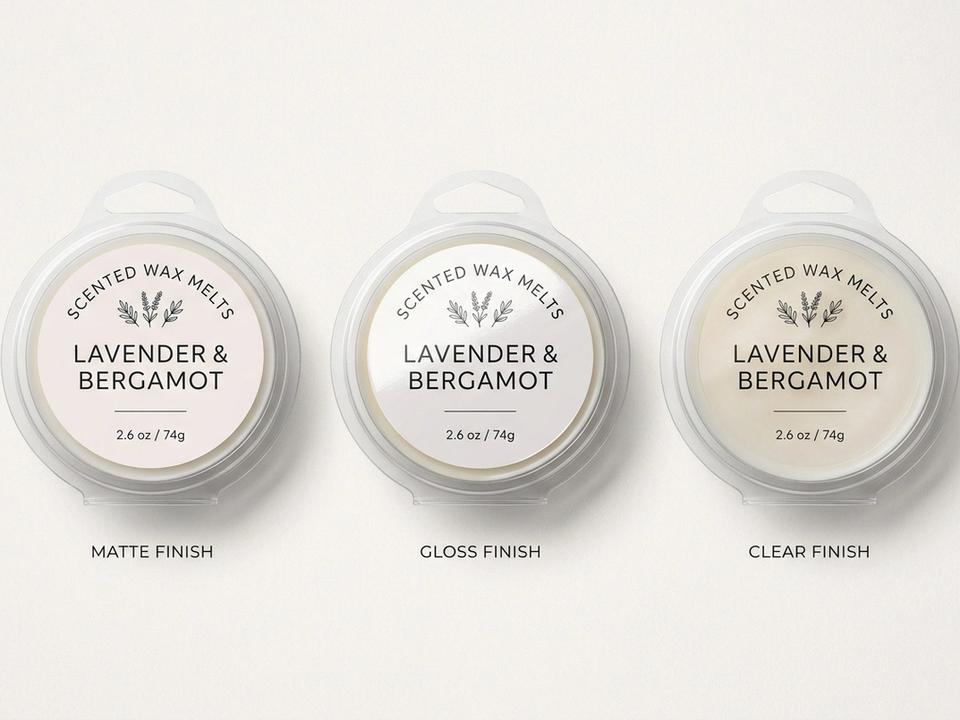 Wax Melt Sheet Labels