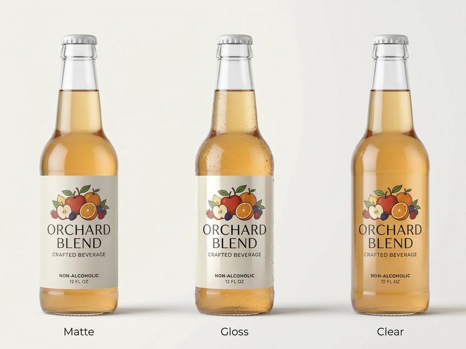 Beverage Roll Labels