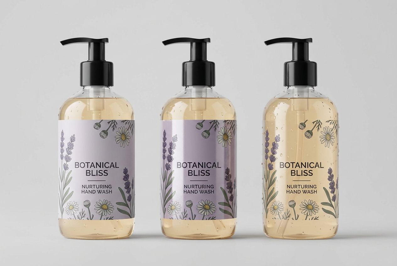Soap Bottle Roll Labels