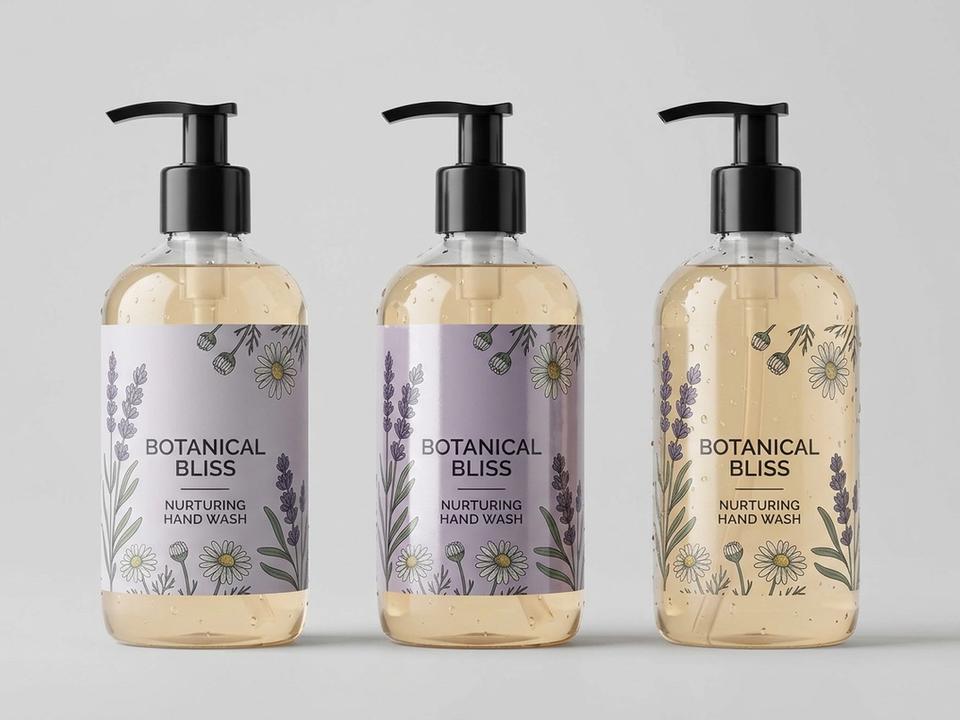 Soap Bottle Roll Labels