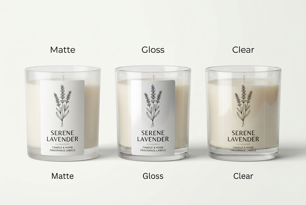 Vertical Candle Die-Cut Labels