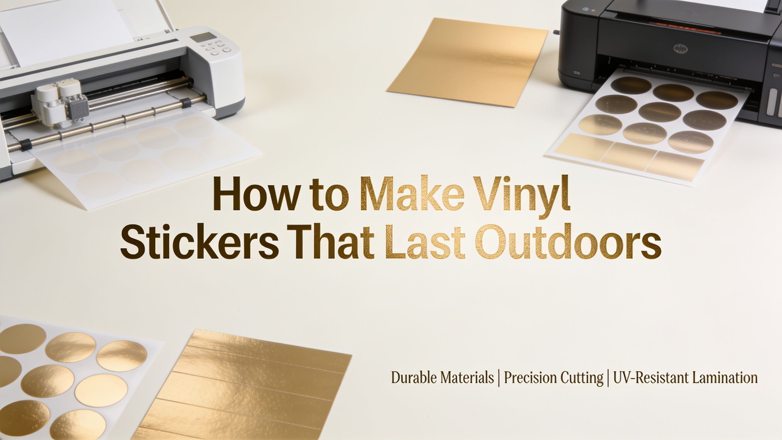 How to Make Vinyl Stickers That Last Outdoors