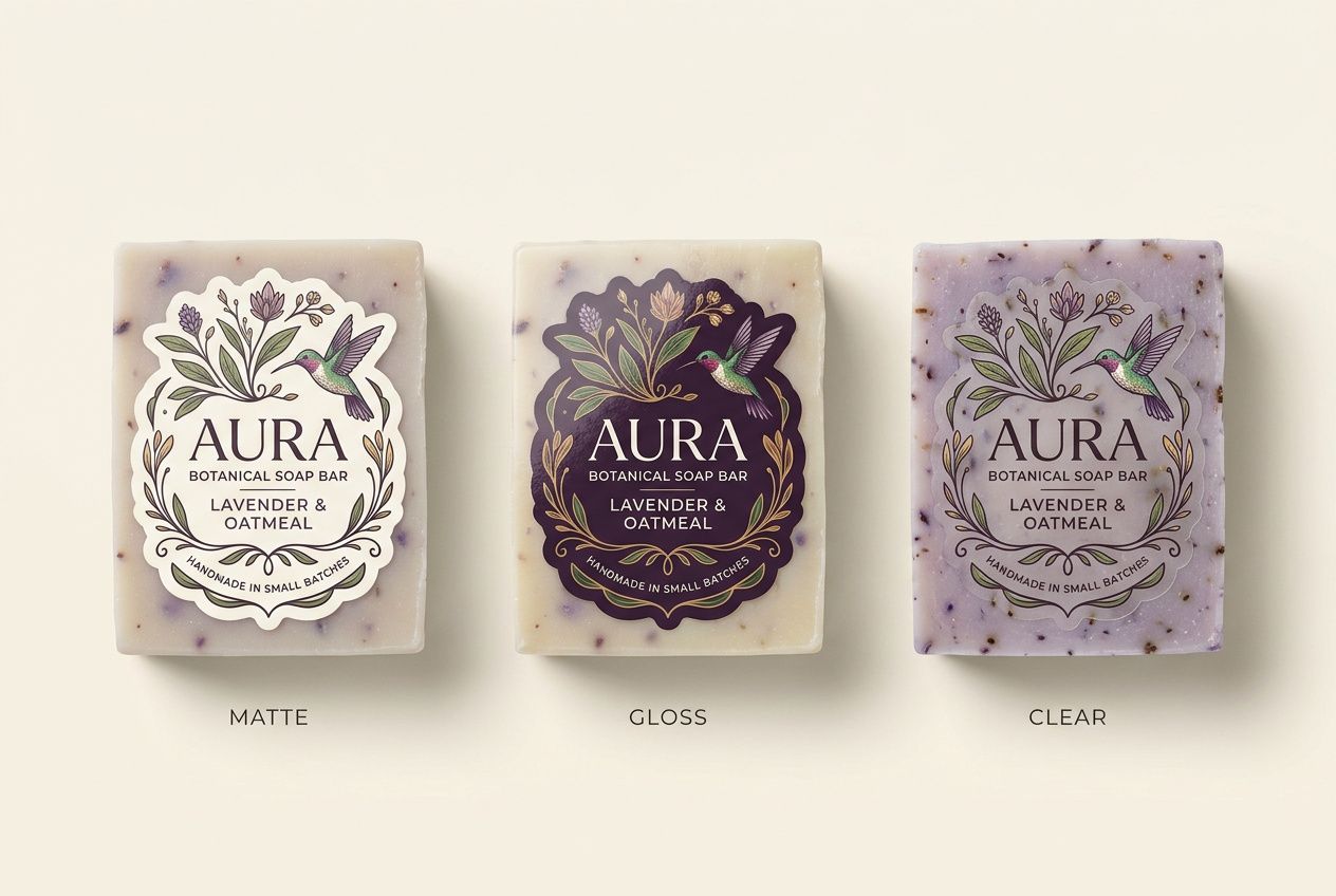 Soap Bar Die-Cut Labels
