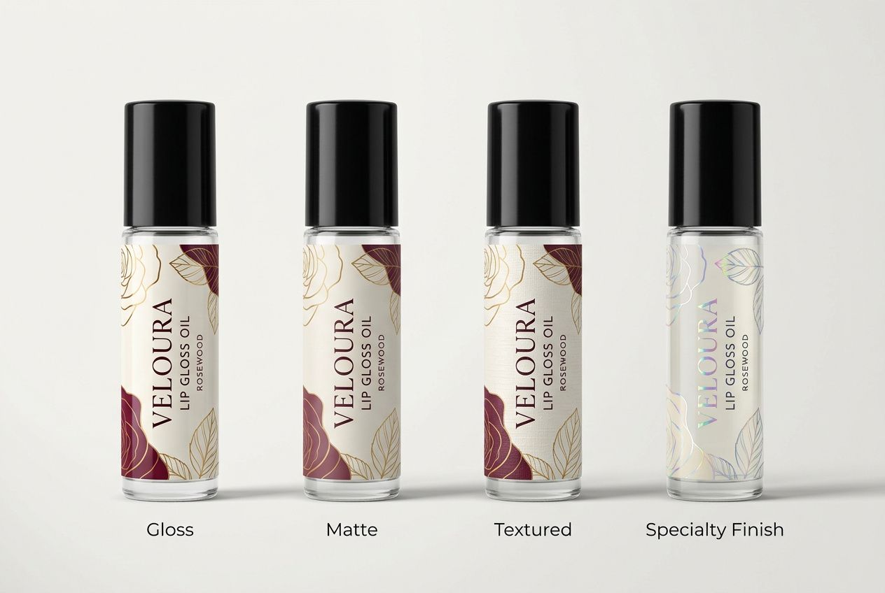Vinyl Lip Gloss Roll Labels