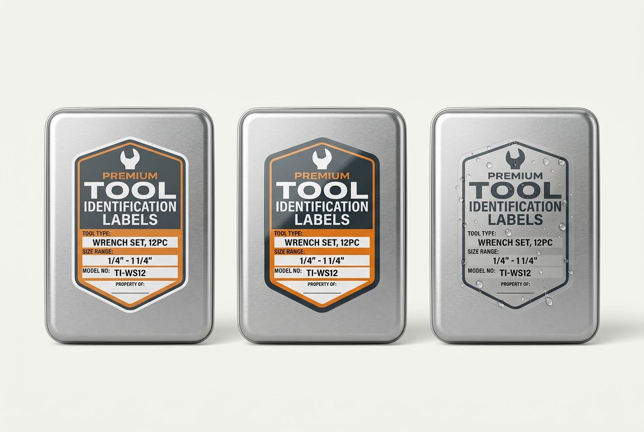 Tool Identification Die-Cut Labels