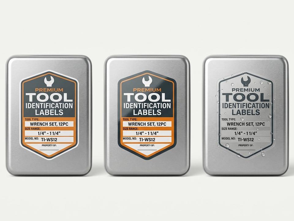 Tool Identification Die-Cut Labels