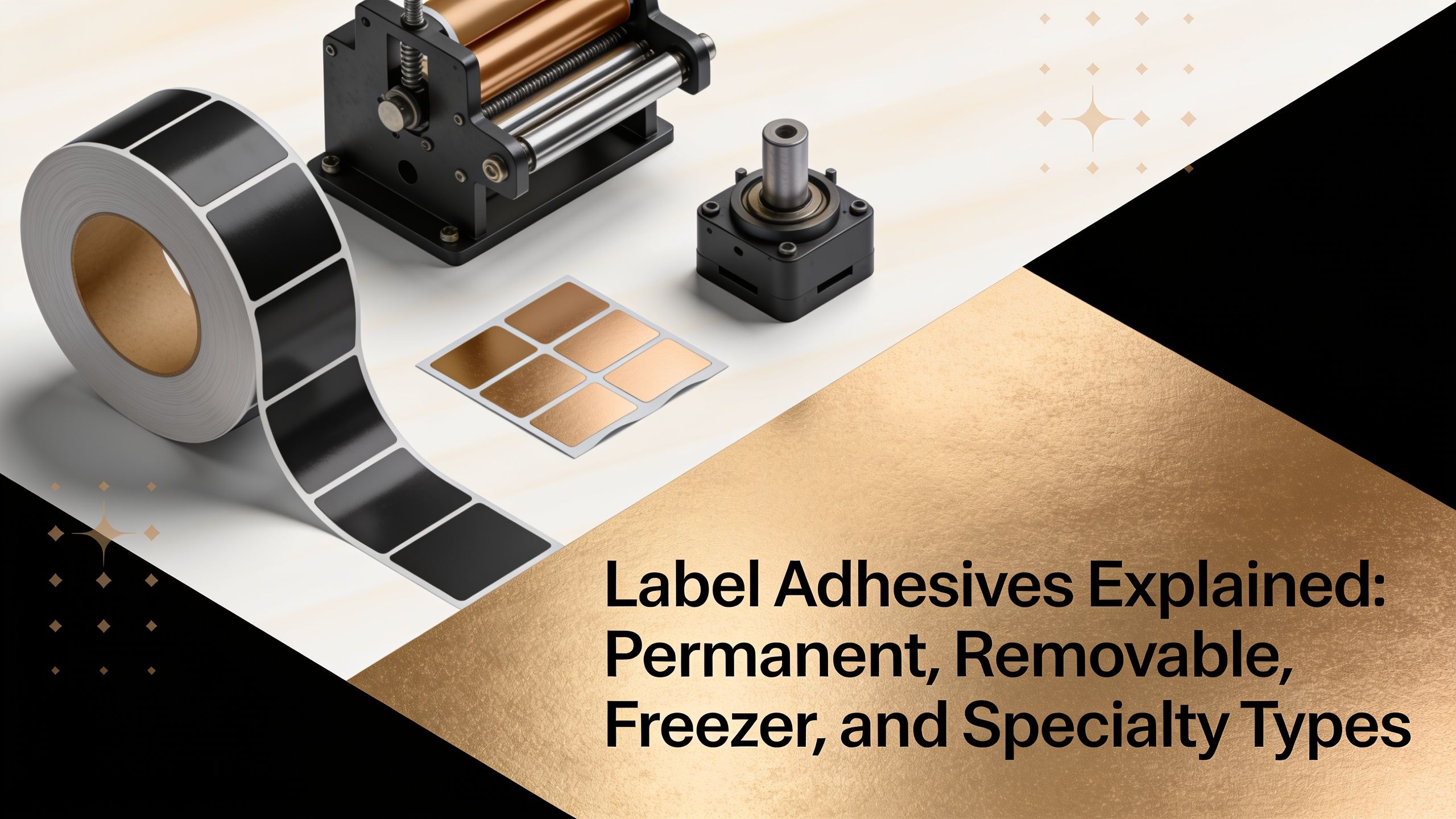 Label Adhesives Explained: Permanent, Removable, Freezer, and Specialty Types