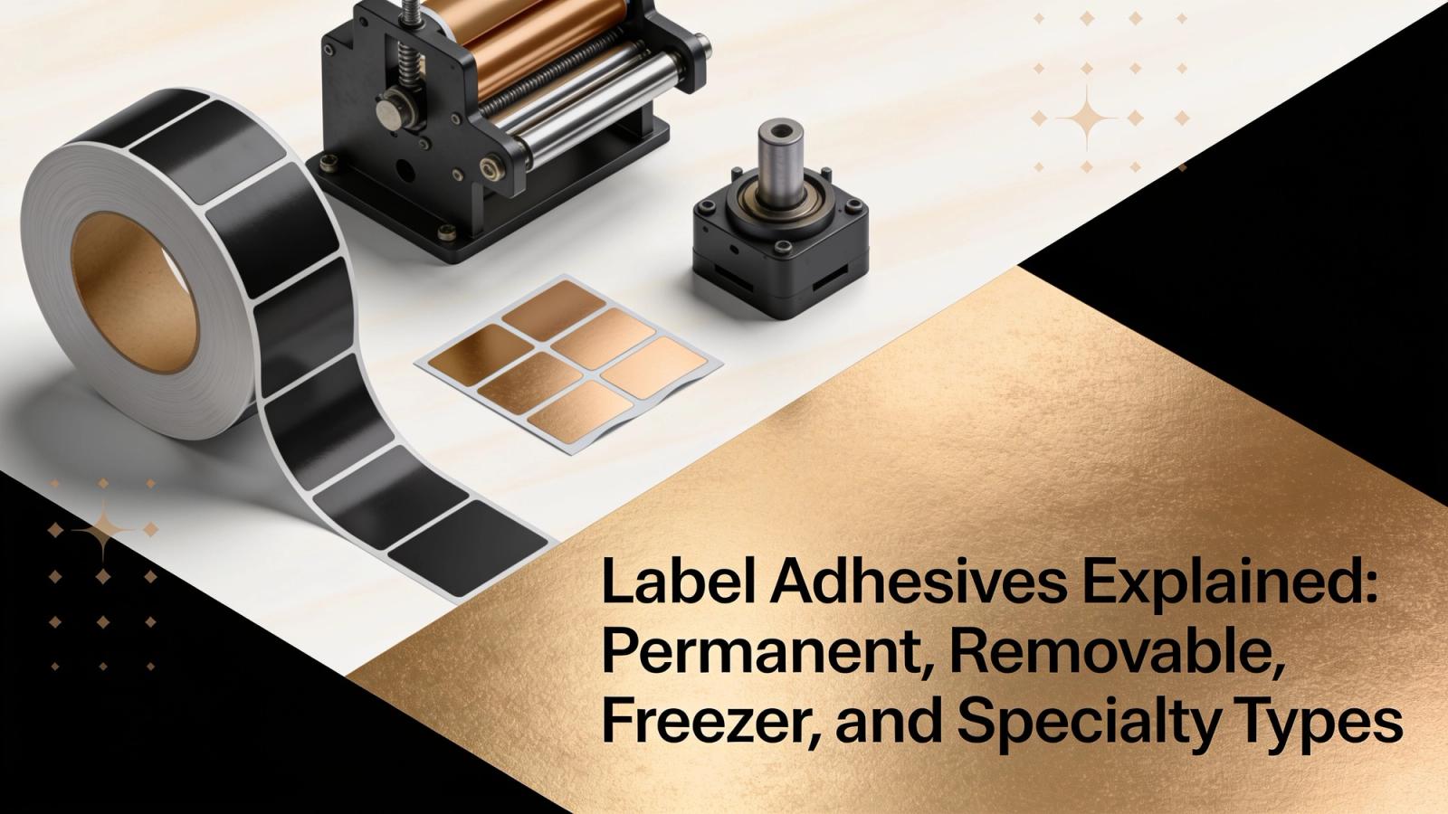 Label Adhesives Explained: Permanent, Removable, Freezer, and Specialty Types