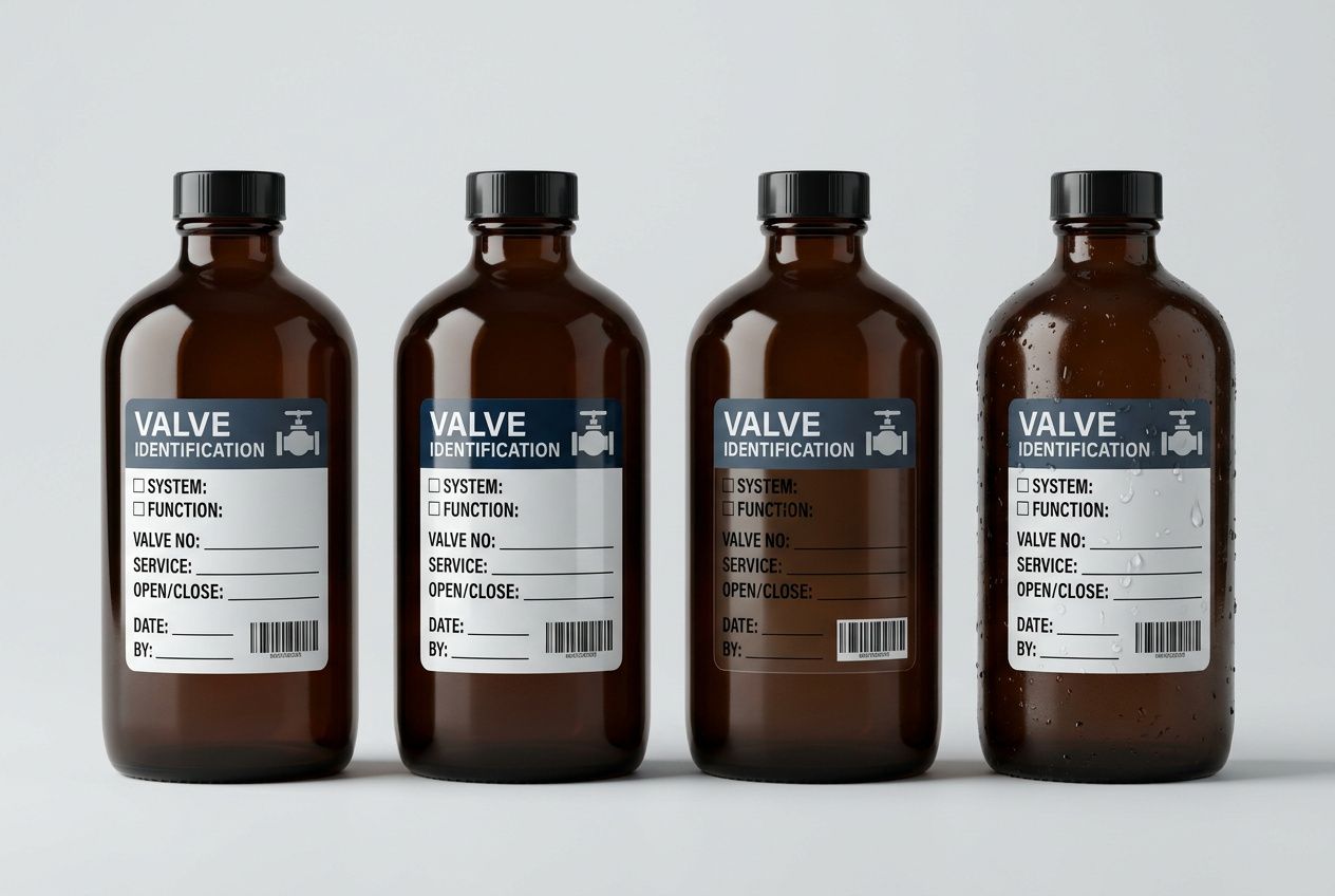 Valve Identification Roll Labels