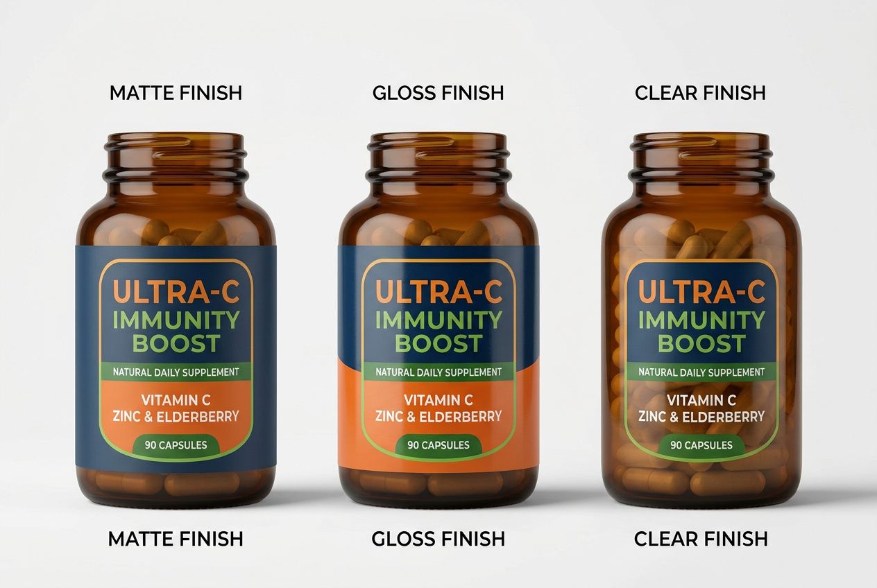 Supplement Bottle Roll Labels