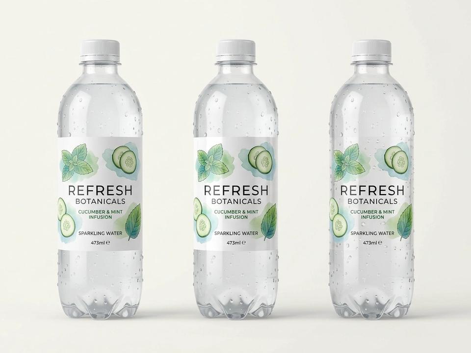 Water Bottle Roll Labels