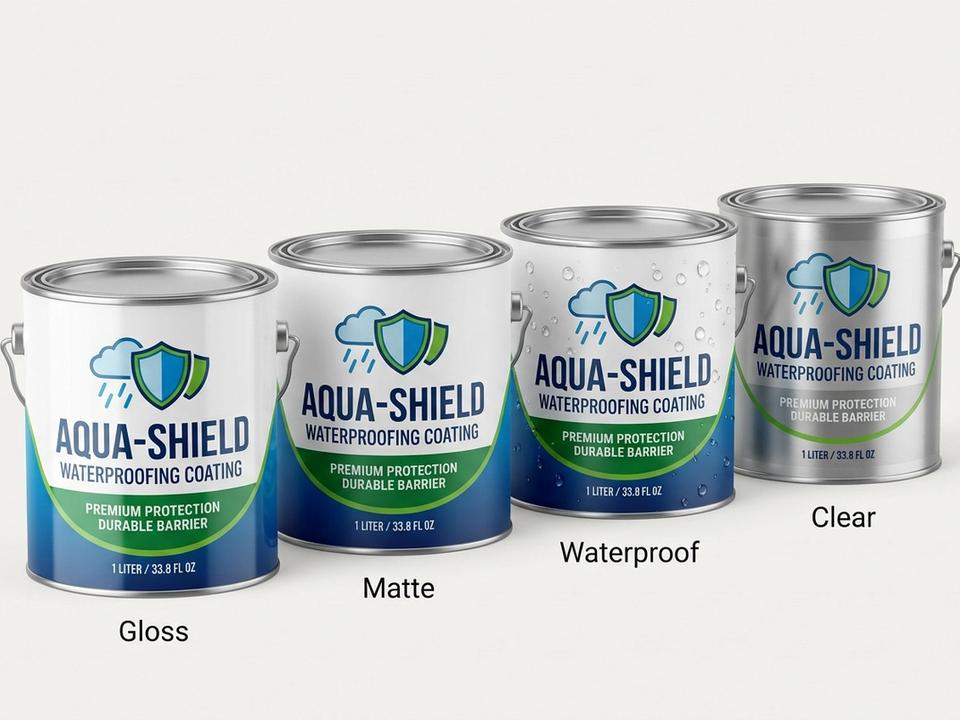 Waterproofing Coating Roll Labels