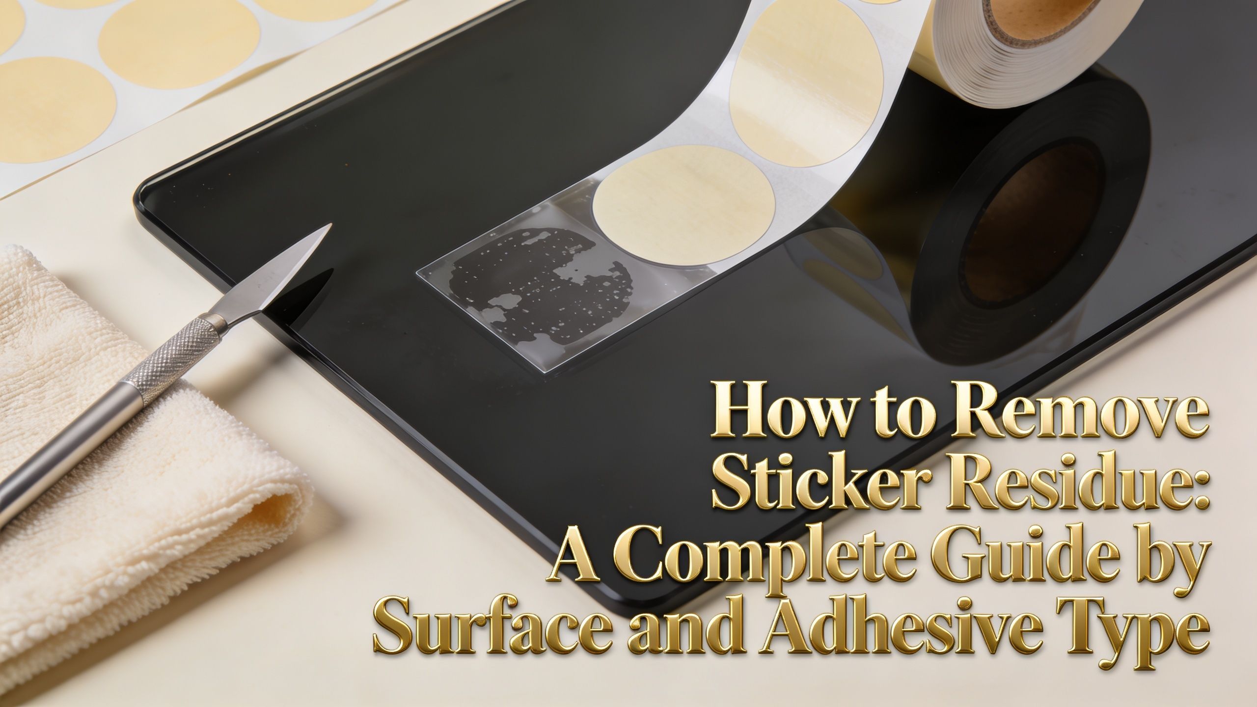 How to Remove Sticker Residue: Complete Guide by Surface