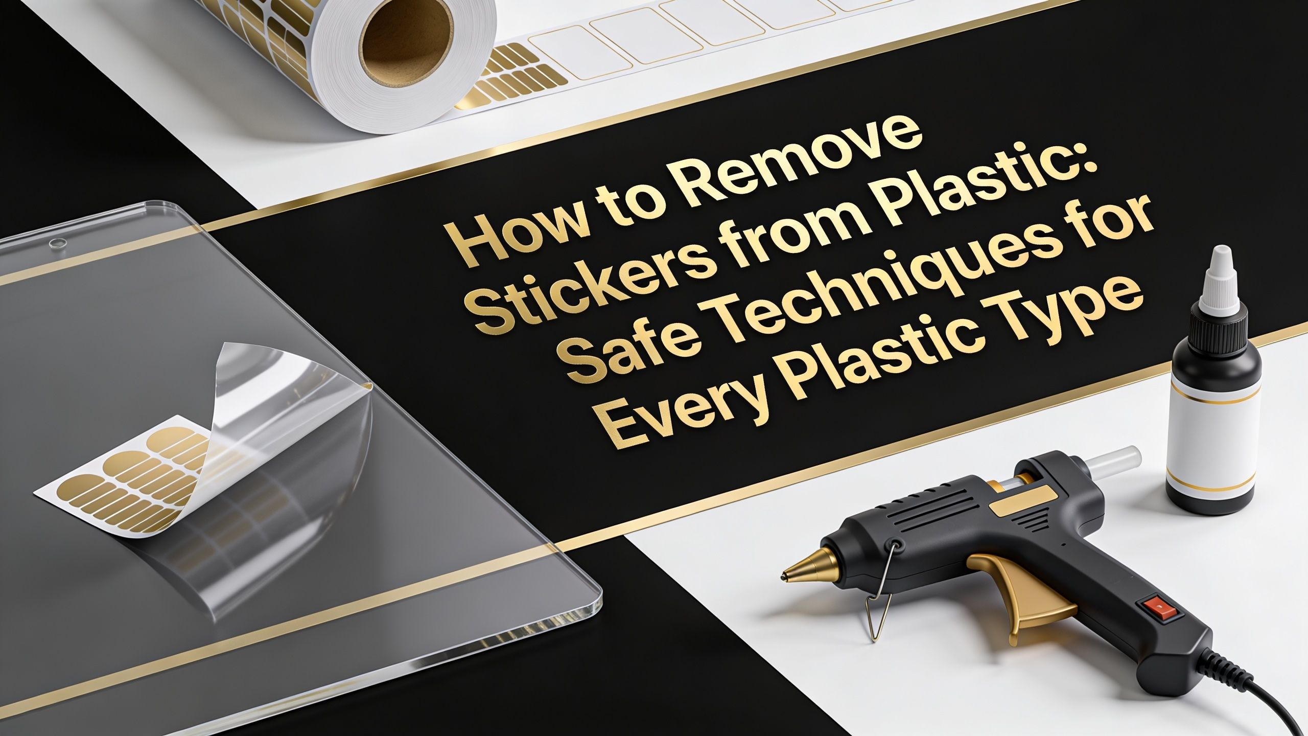 How to Remove Stickers from Plastic Without Damage