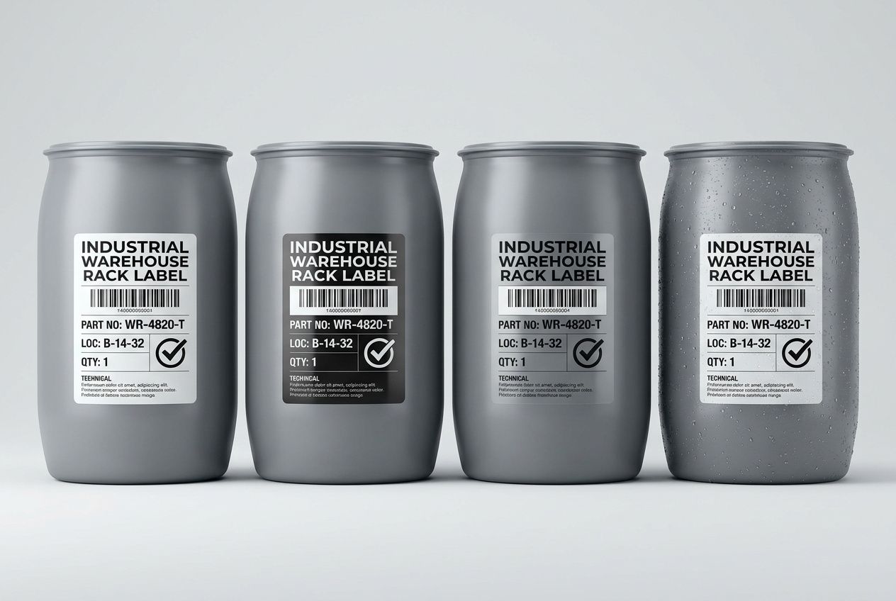 Warehouse Rack Thermal Transfer Labels
