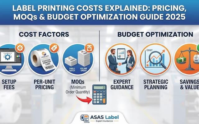 Label Printing Costs Explained: Pricing, MOQs & Budget Optimization Guide 2025